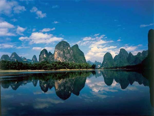 2015年国庆节相约绝美阳朔山水漓江第一湾:荔江湾,游兴坪漓江,亚洲第